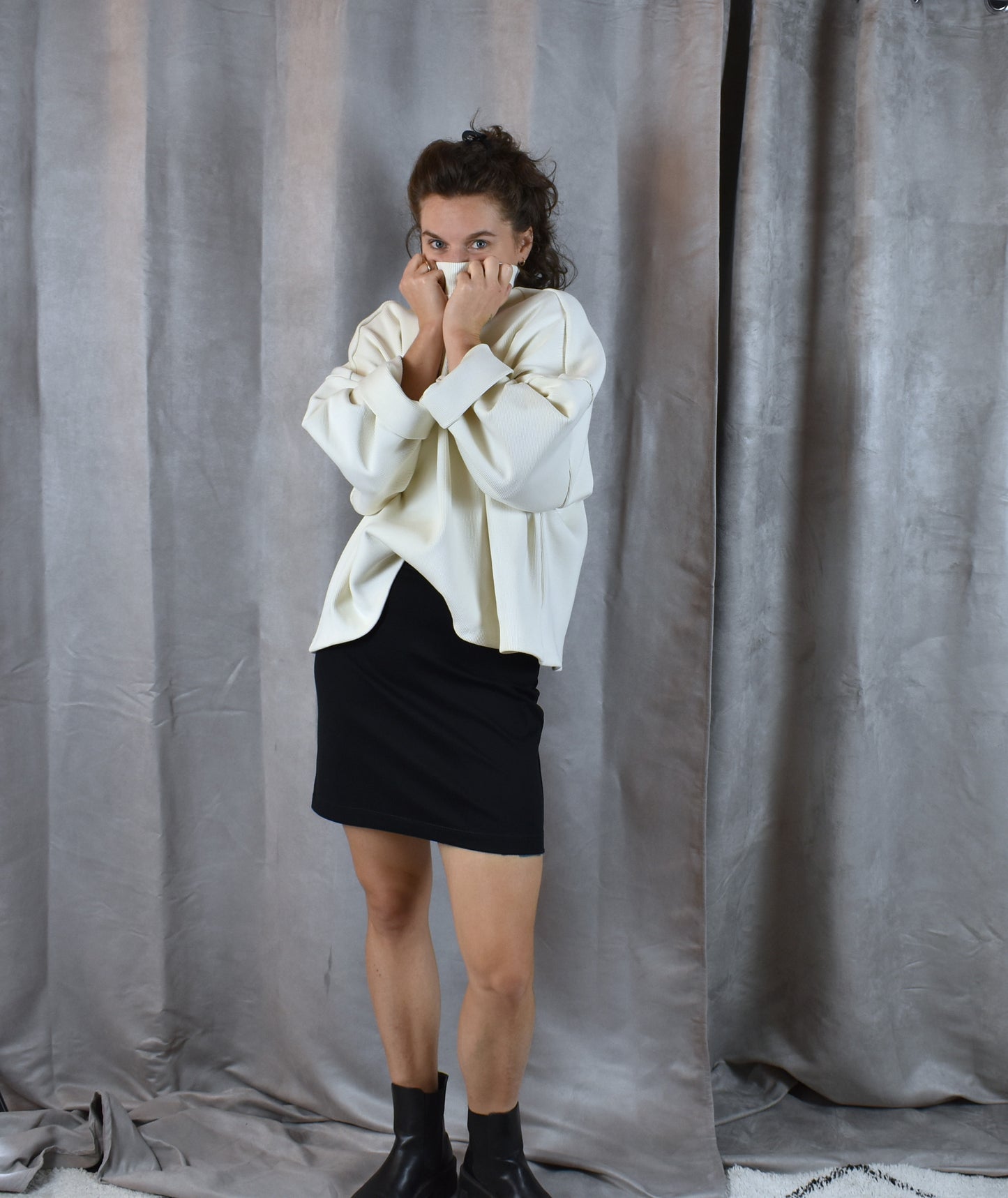 Maxi Pull - Blanc cassé